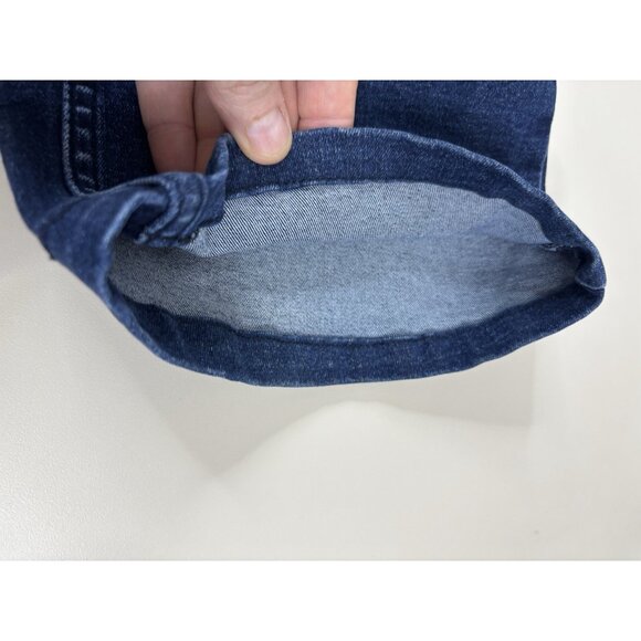 TPJ The Perfect Jean Men Sz 38 (Actual 36x25 Hemmed) Dark Wash Stretch Jeans EUC - Picture 5 of 9